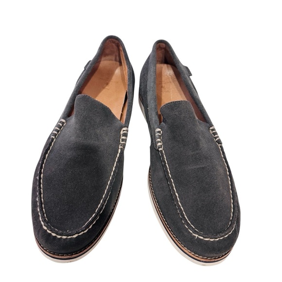 Polo Ralph Lauren fulford gray suede loafers EUC main image 6